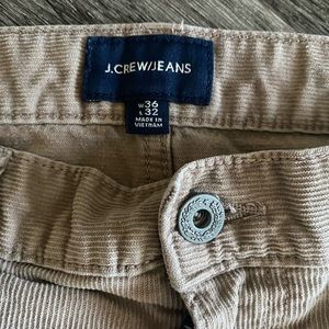 Brand new Jcrew jeans 770 Straight Fit 
Corduroy 36w x 32L